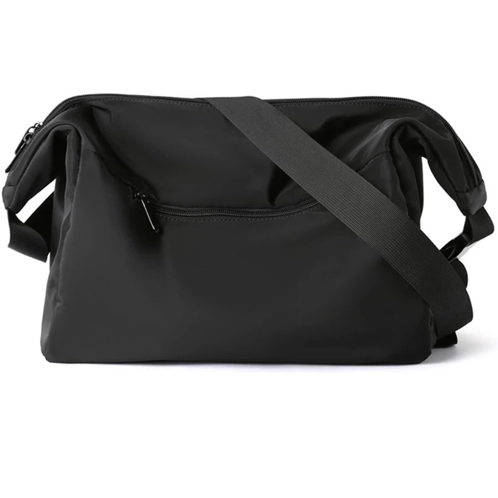 Caraa Studio 2 mini crossbody Men's Bag, black nylon - Picture 5 of 7